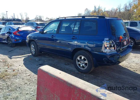 2004 Toyota Highlander V6 z USA, uszkodzony, nr VIN JTEEP21A840033110